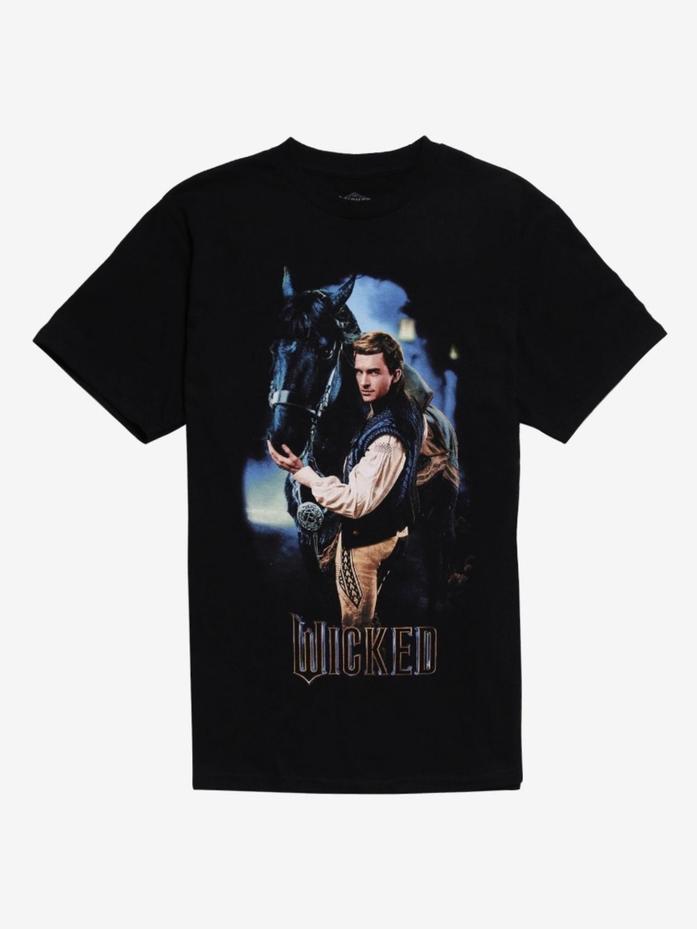 Hot Topic “Wicked Fiyero + Horse” Boyfriend Fit Girls T-Shirt